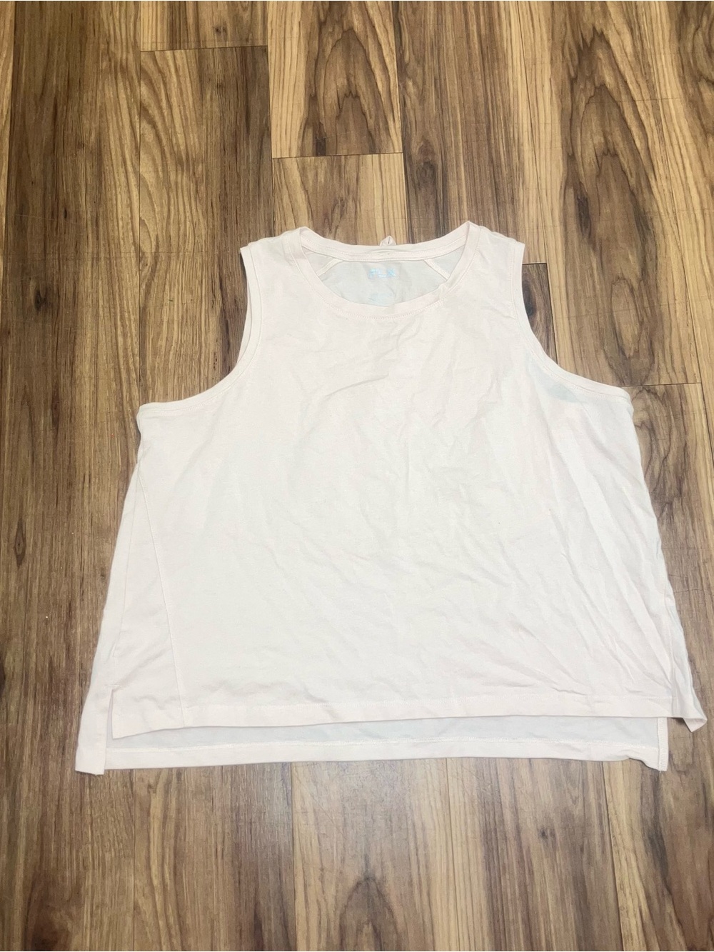 Source Unknown Pale Pink Sleeveless Crop Tank